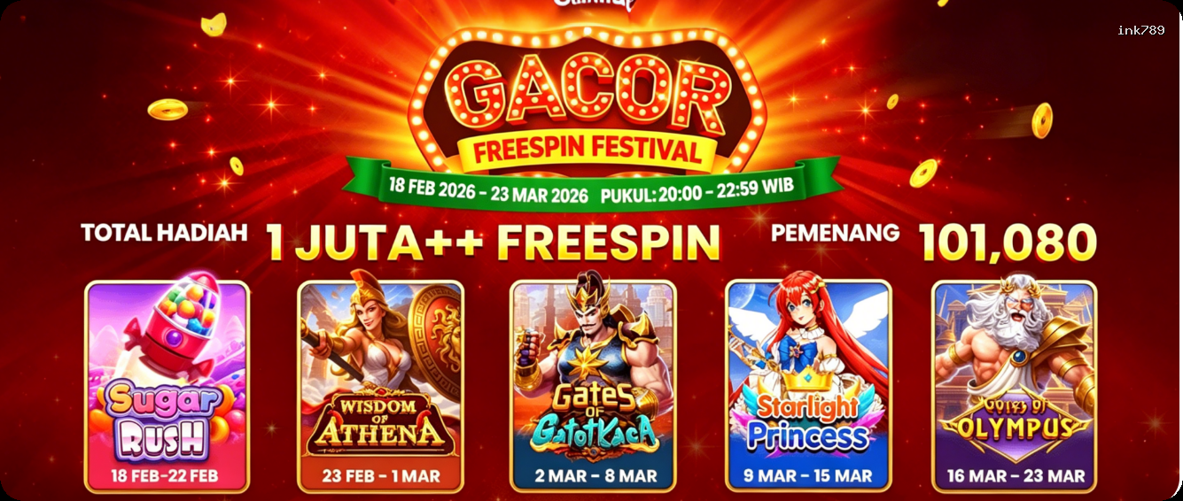 Login ink789 Sekarang Bonus Melimpah